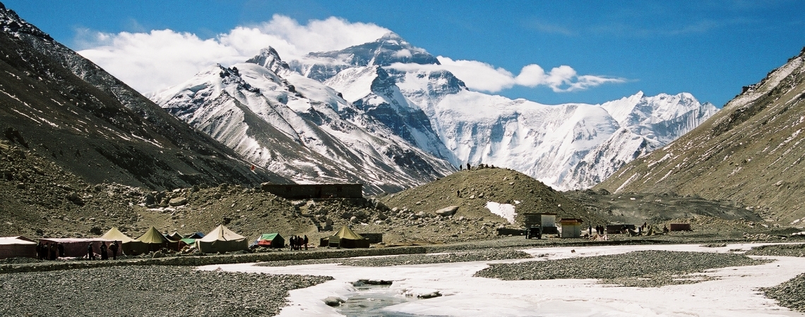 Everest ja alumine baas Tiibetis